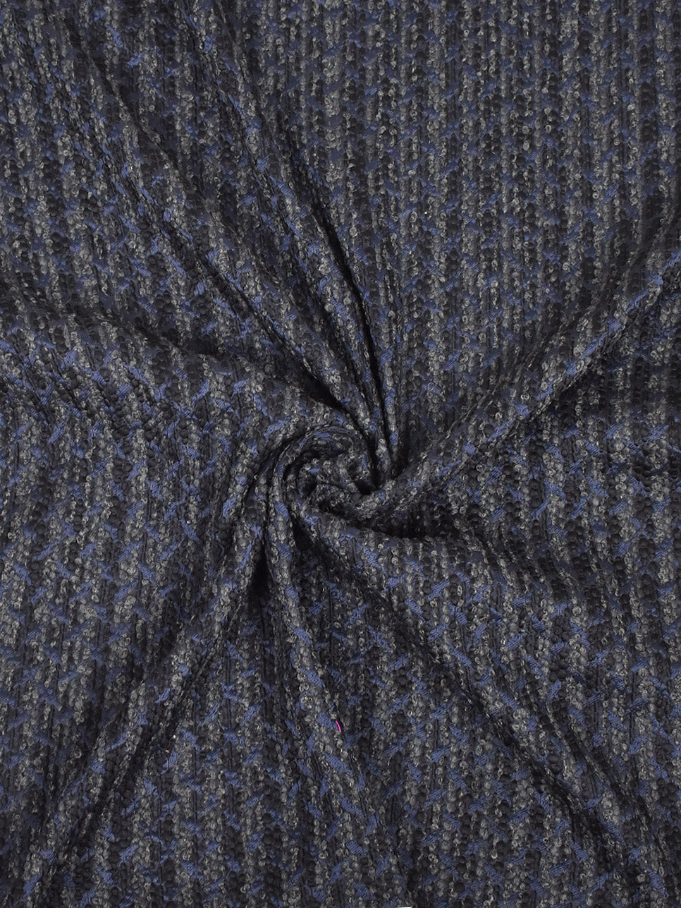 Jacquard bouclé azul