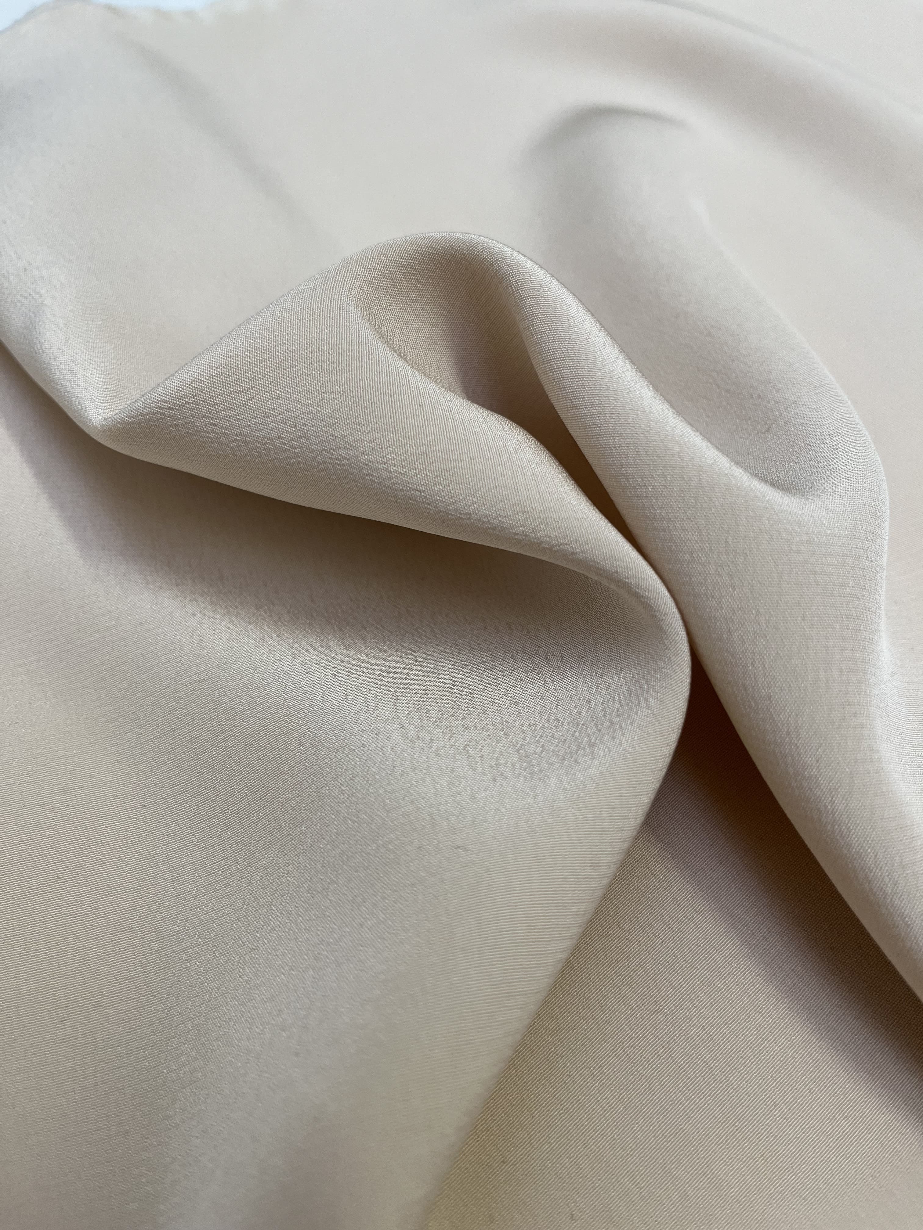 Pure silk crepe de chine