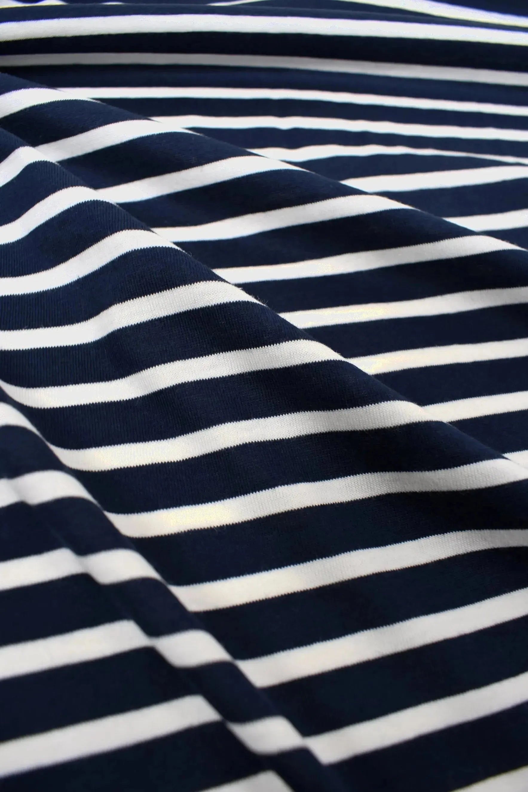 Striped cotton jersey