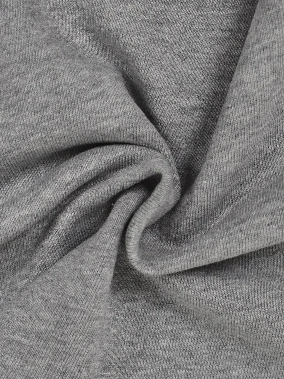 100% cotton gray melange sweatshirt