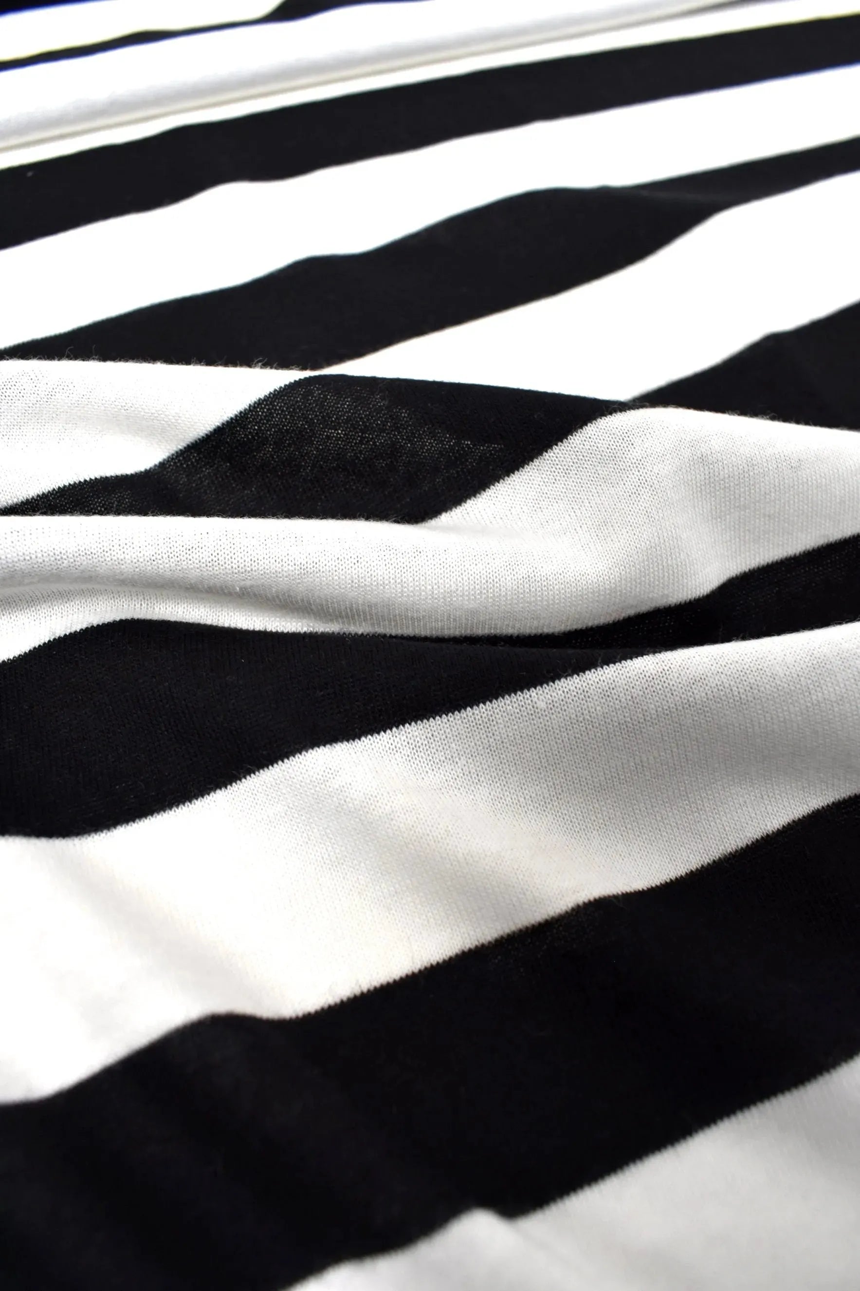 Organic cotton striped jersey