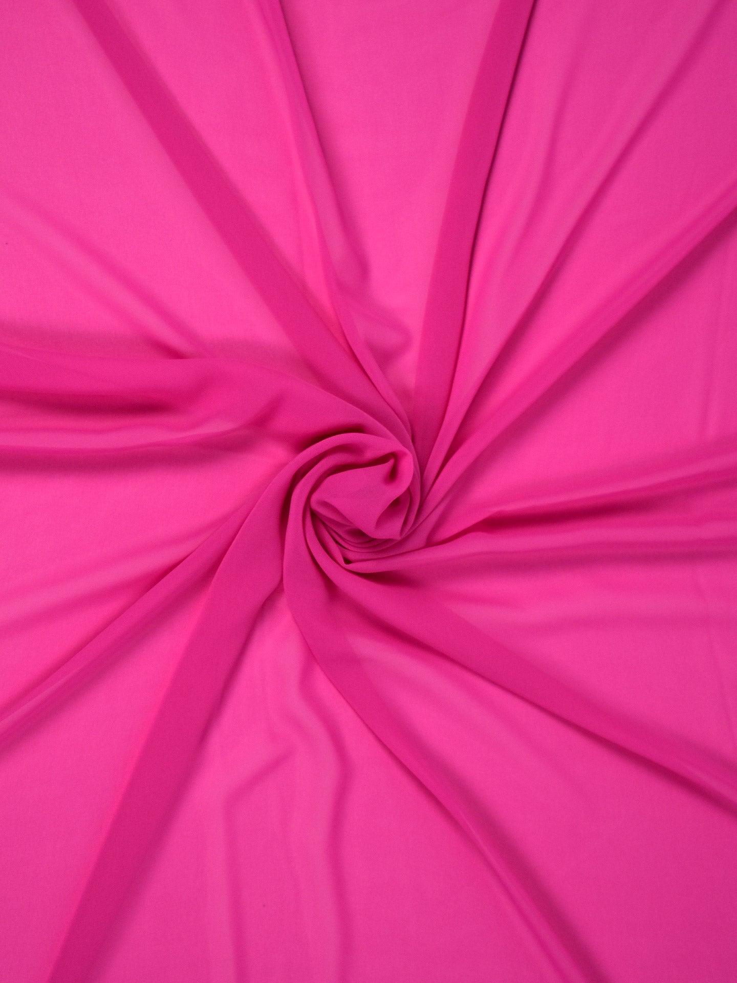 Chiffon di poliestere fucsia - Zerow