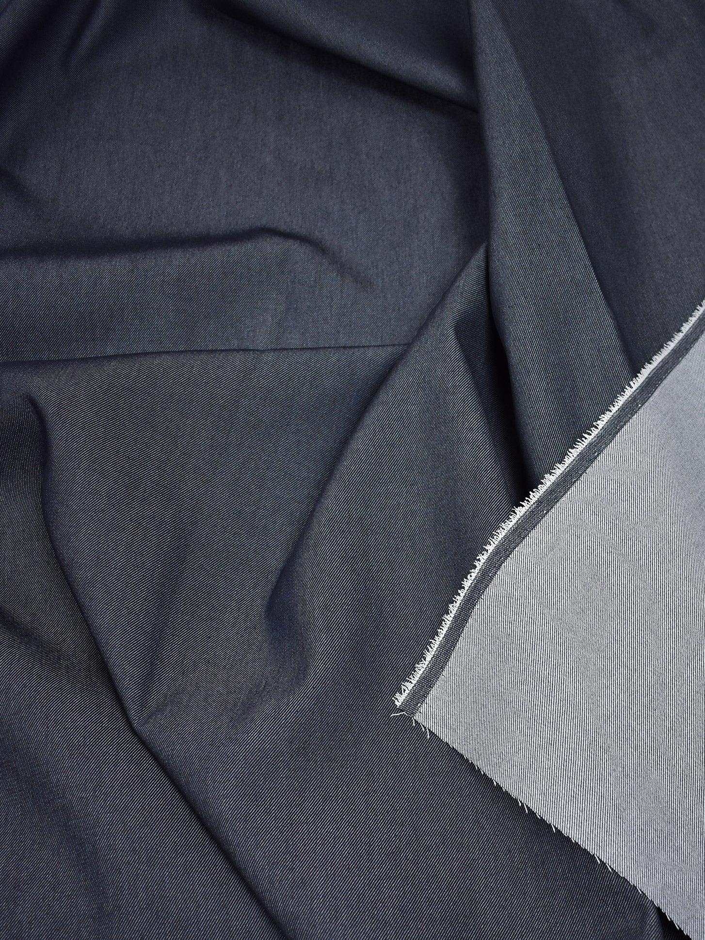 Denim in poliestere riciclato grigio antracite - Zerow