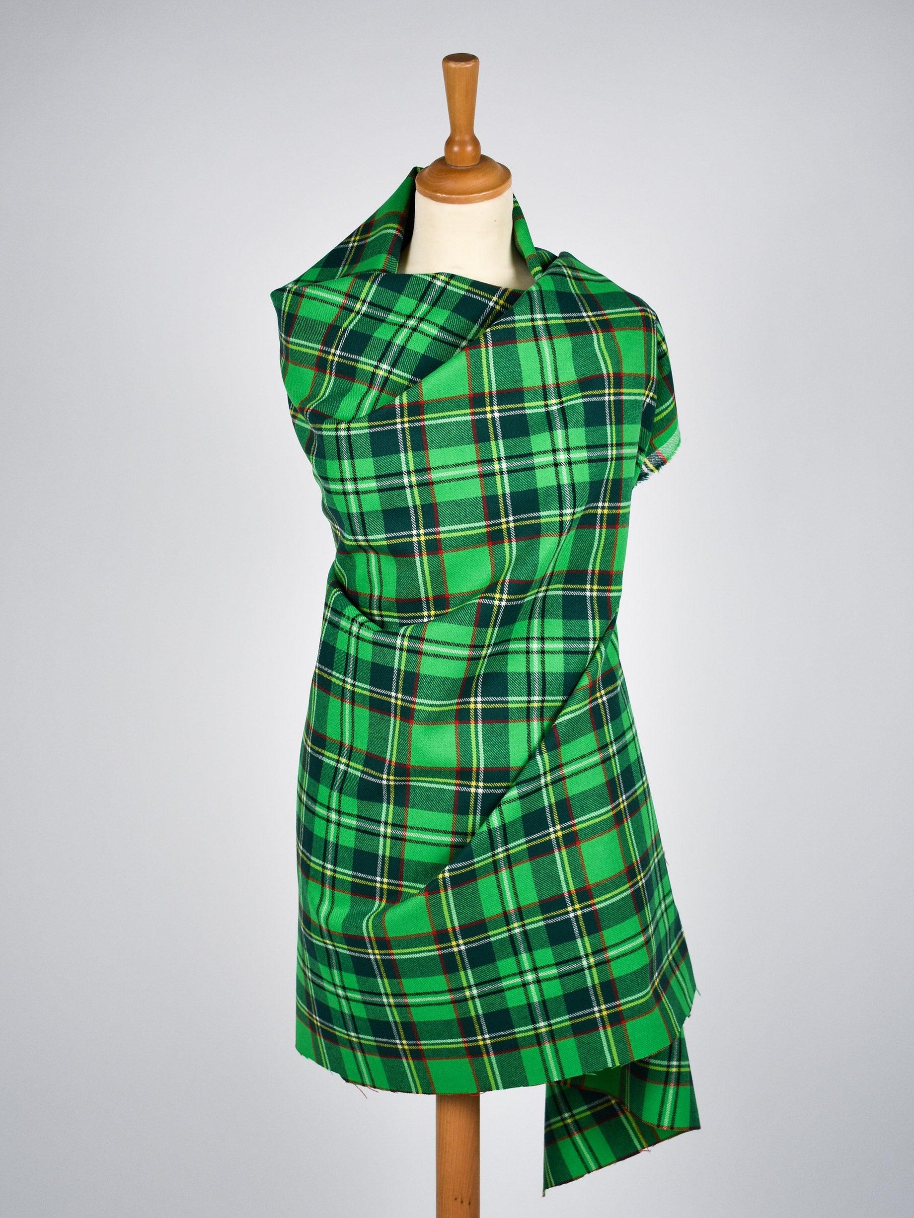 Tartan in misto lana verde - Zerow