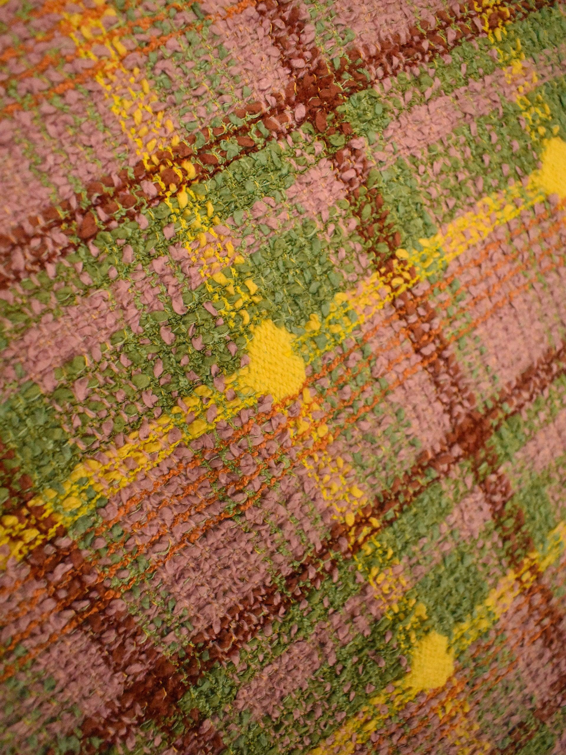 Tweed check Rosa, giallo e verde - Zerow