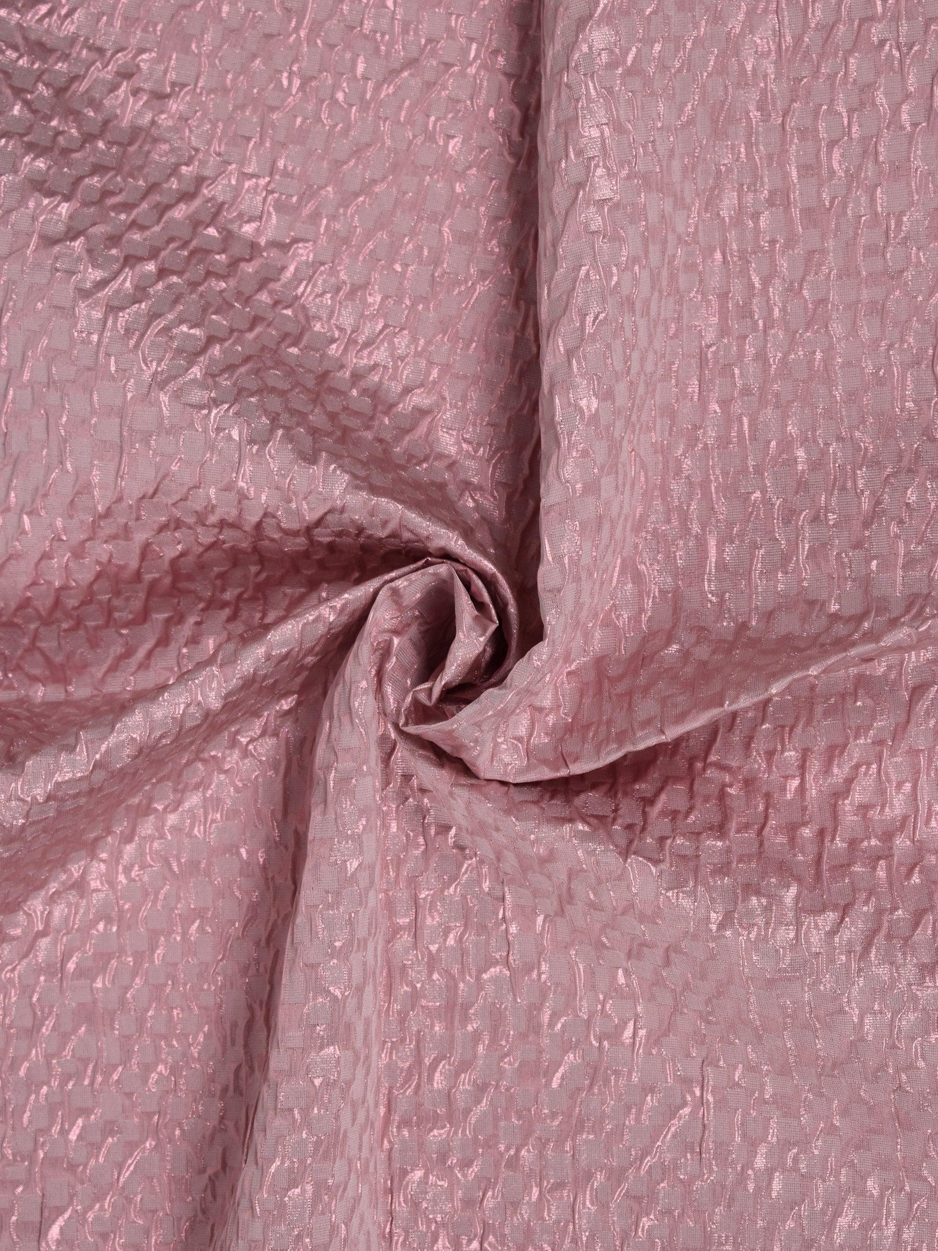 Jacquard brillante poliestere rosa - Zerow