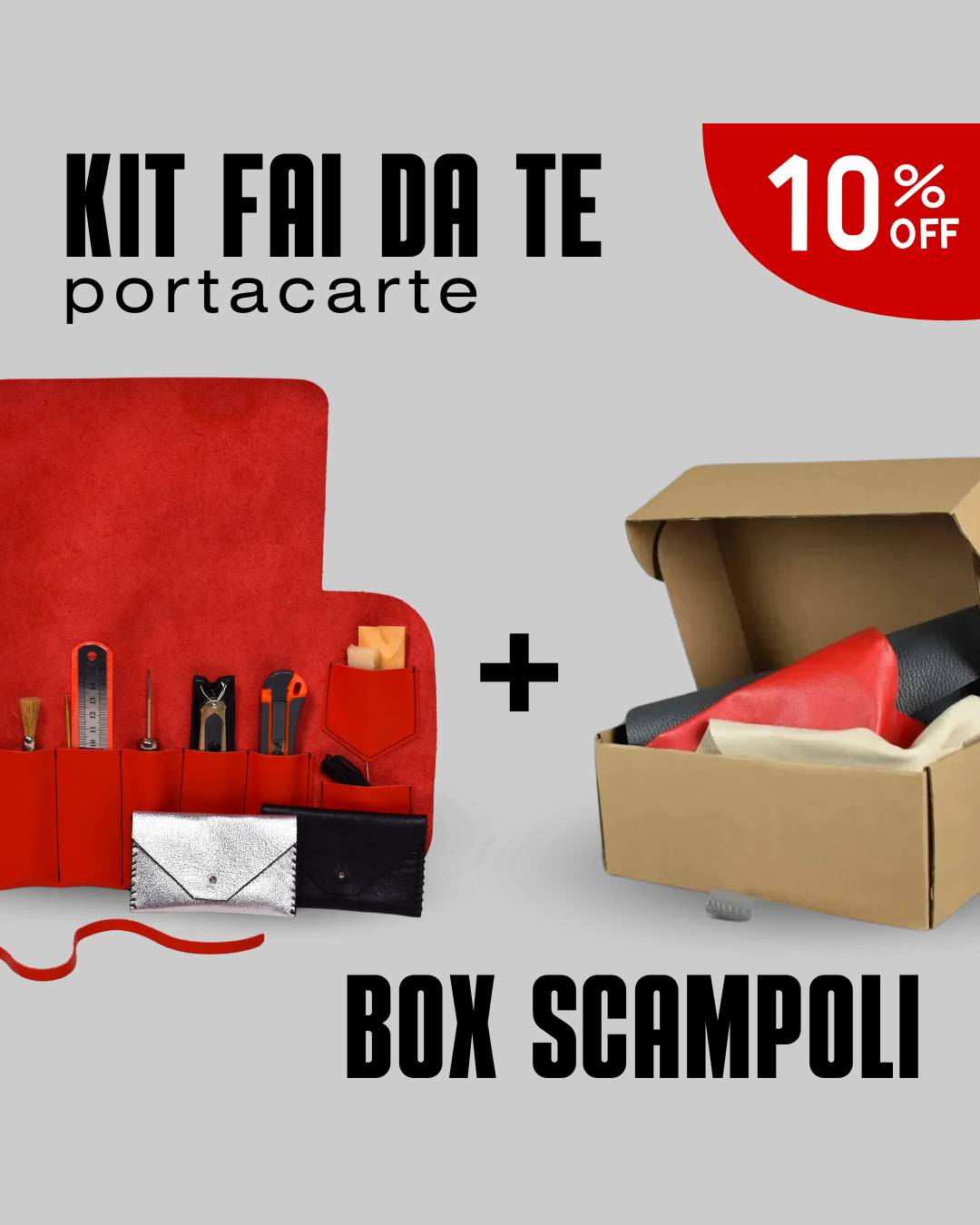 Bundle Kit Portacarte + Box Scampoli