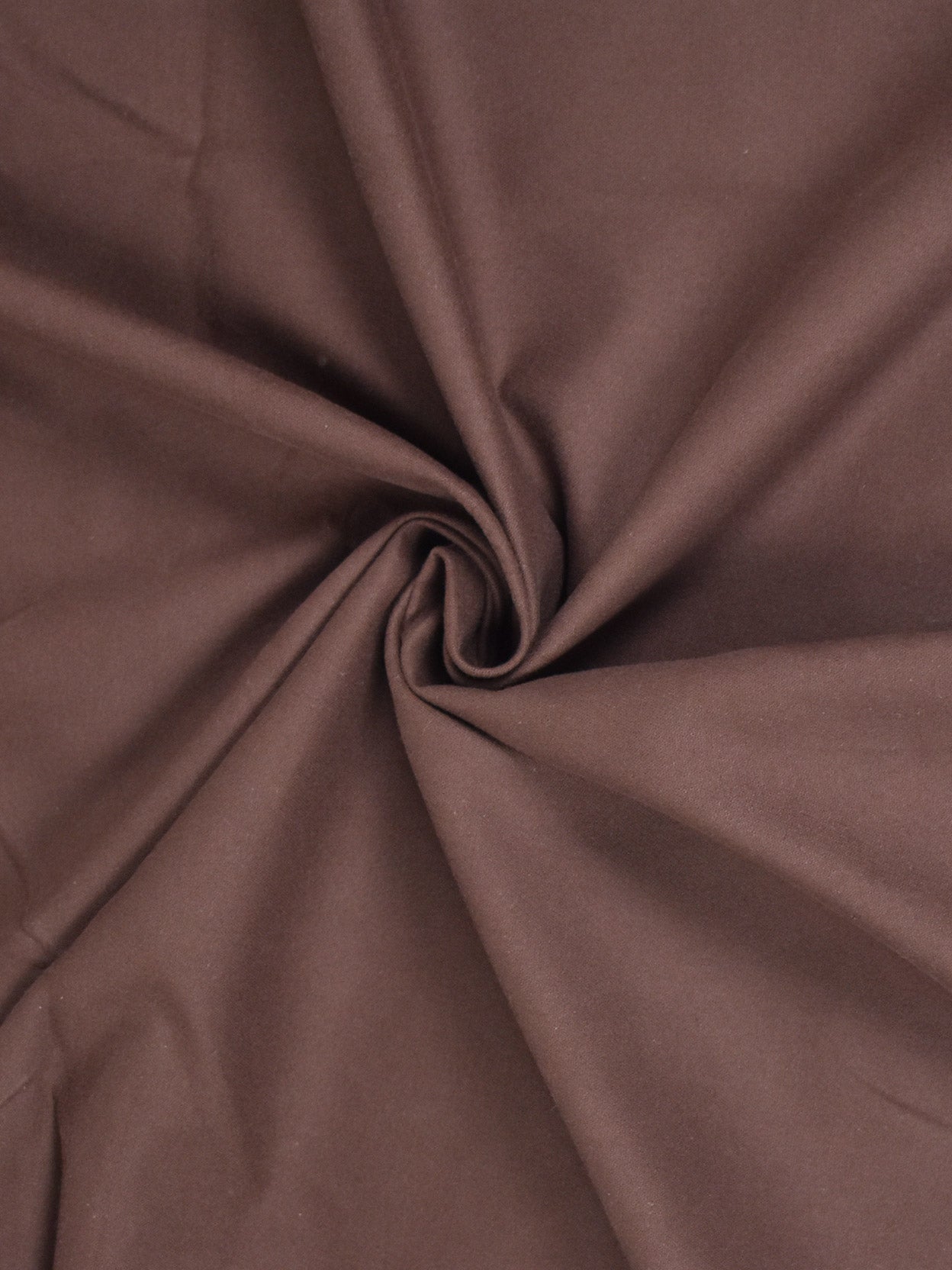 Gabardine stretch effet velours marron